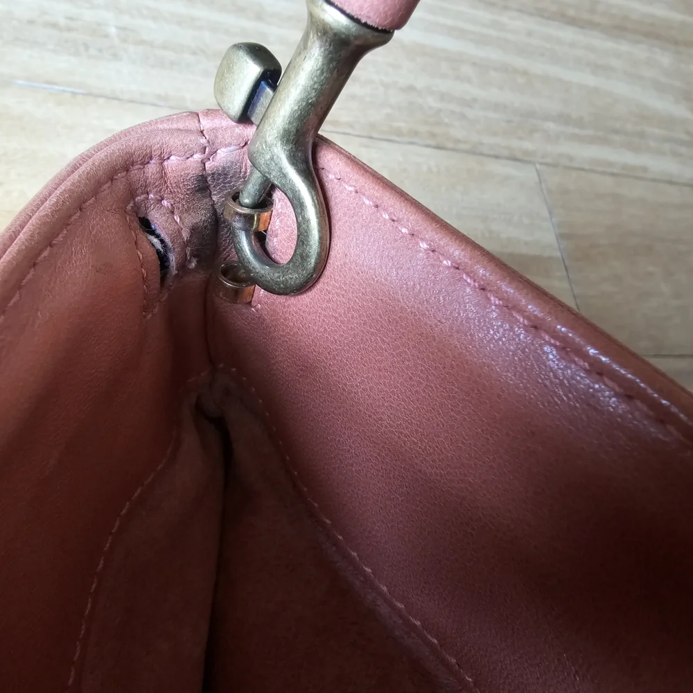 Bottega Veneta Intrecciato Leather Handbag Coral *FLAWS* - Picture 8 of 16